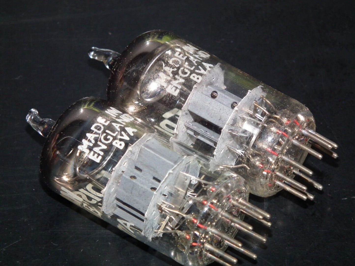 Platinum matched pair (2 tubes) 6BQ7A Ediswan Made in UK NOS NIB