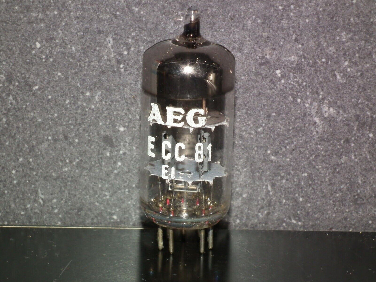 ECC81 12AT7 AEG Germany NOS NIB made by Tungsram tested strong balanced sections