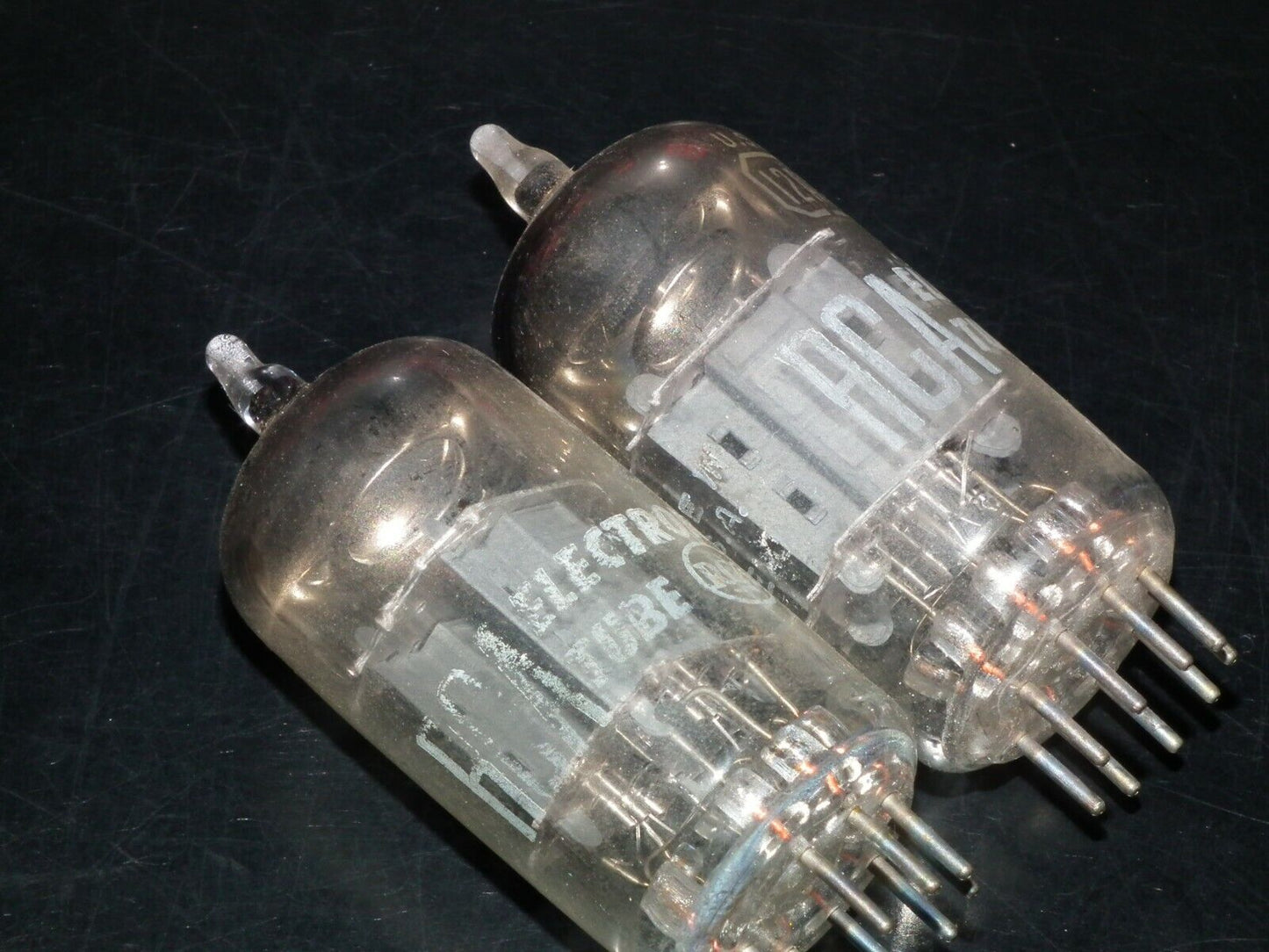 12AX7A RCA ECC83 Matched Pair 1960 Used tested 90% of NOS balanced sections