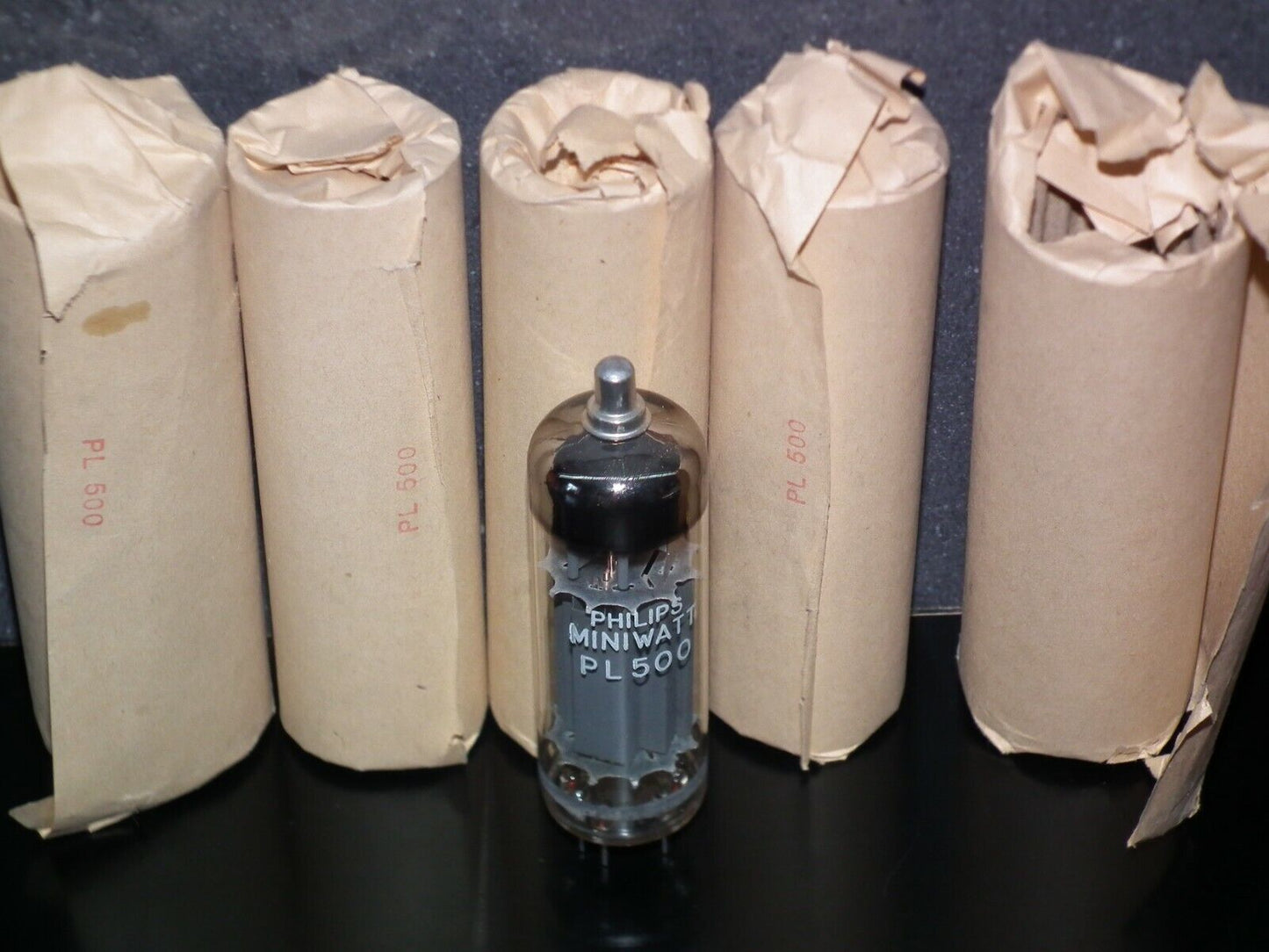 PL500 Philips Miniwatt NOS in original wrap RARE Early Version Heerlen Holland