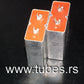 Two vintage Siemens electrolytic capacitors 250uF / 40V Klangfilm, West Germany
