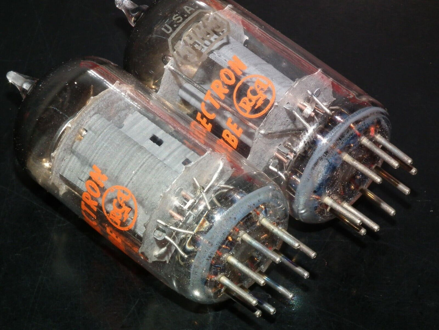 5965 RCA E180CC 7062 NOS NIB Platinum matched pair, early 60s made in USA