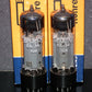 EL34 Siemens 6CA7 NOS NIB Platinum Matched pair WELDED PLATES OO getter EI Nis
