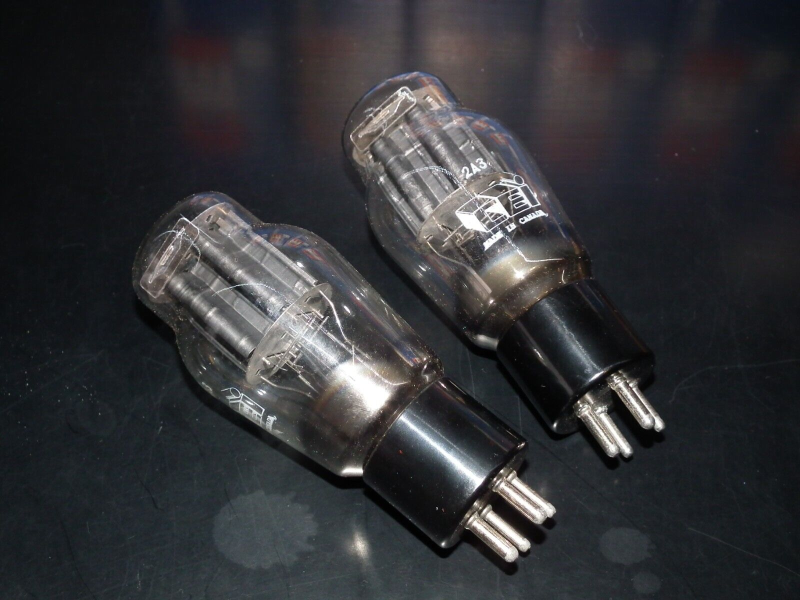 Platinum Matched Pair 2A3 Canadian Marconi NOS NIB DD Getter