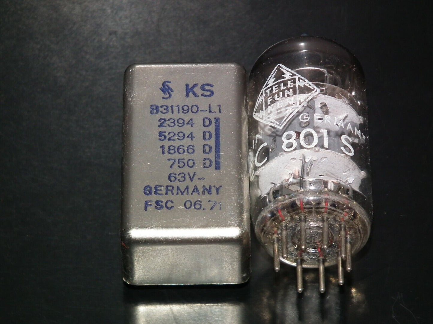 Siemens Polystyrene Styroflex KS Capacitors B31190-L3 63V 2851+3826+2564+1374pF