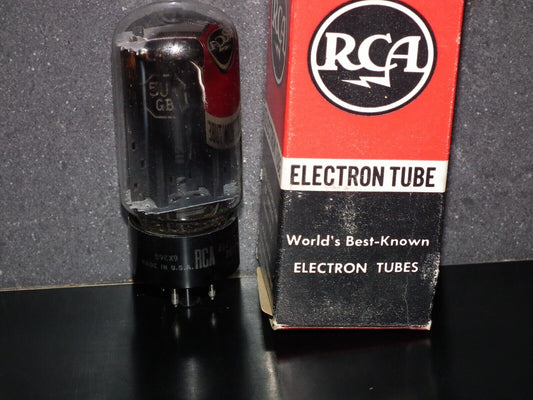 5U4GB RCA NOS NIB Black Anodes - Carbonized Nickel Tested Strong