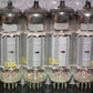 EL84 6BQ5 RFT Germany - NOS platinum matched quad - early 60s RARE WELDED PLATES