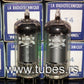 Platinum matched pair DF91 RTC NOS NIB rare old inclined square getter 1T4