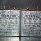 Two vintage Siemens electrolytic capacitors 25uF / 70V Klangfilm "Elyt glatt IB"