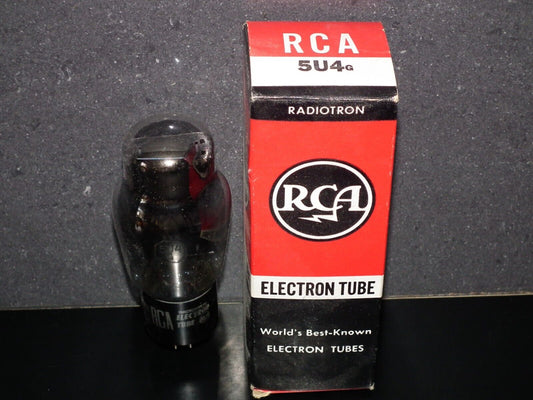 5U4G RCA VT-244 NOS NIB Side getter