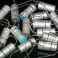 Two NOS vintage Siemens MKL Capacitors 4.7mfd 63V  Klangfilm West Germany 1968
