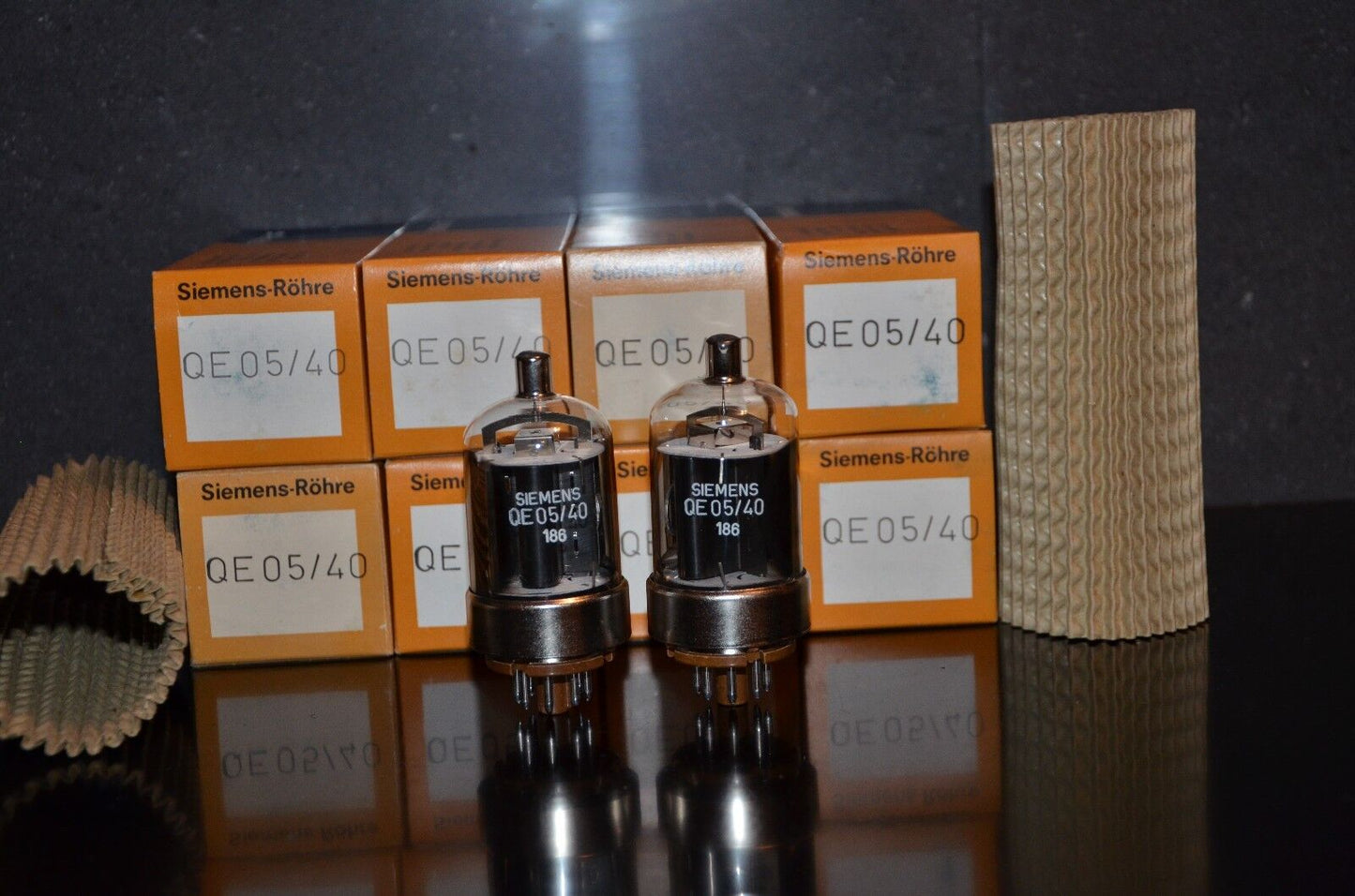 Matched pair (2 pcs)  Siemens NOS NIB QE05/40 = 6146B tubes FREE SHIPPING WW!