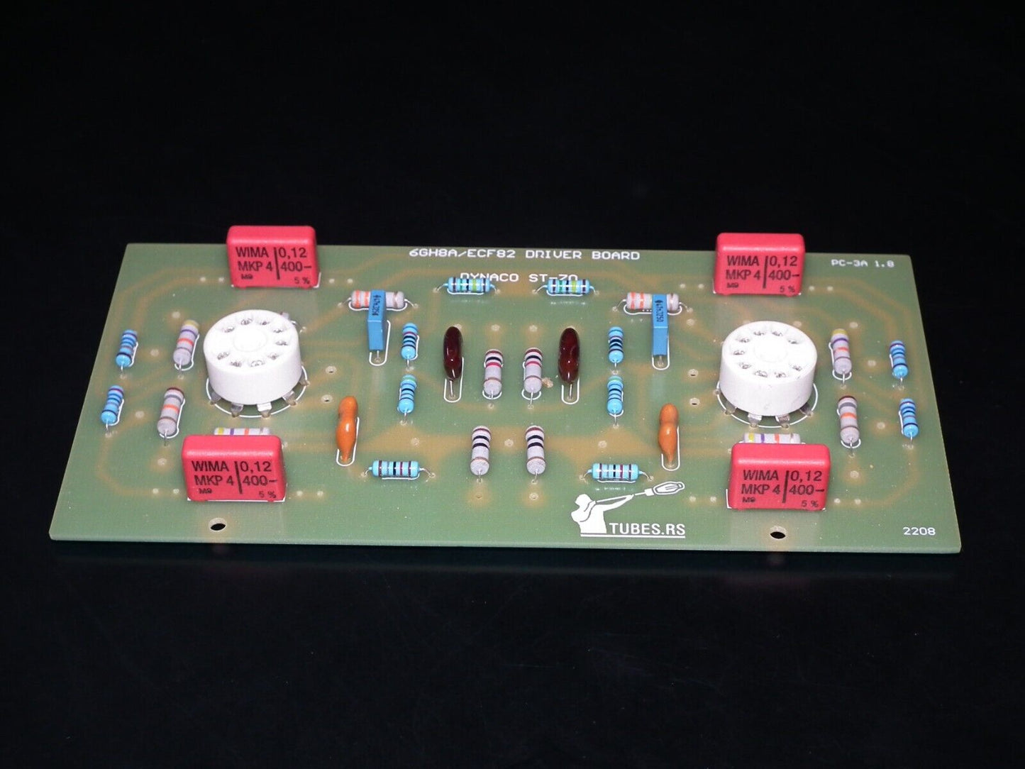 DYNACO ST-70 6GH8A / 6GH8 COMPLETE STUFFED PC-3 PHENOLIC LOOK DRIVER BOARD