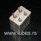 Two vintage Siemens PIO capacitors 4.0 uF / 250V Klangfilm tube audio