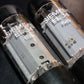 EL34 Siemens 6CA7 NOS NIB Platinum Matched pair WELDED PLATES OO getter EI Nis