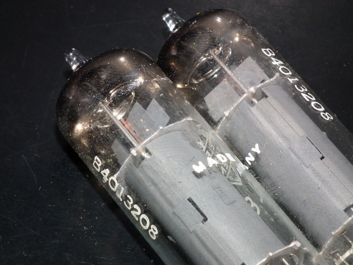 NOS Matched Pair EL84 Telefunken 6BQ5 Diamond Bottom The Same Codes West Germany