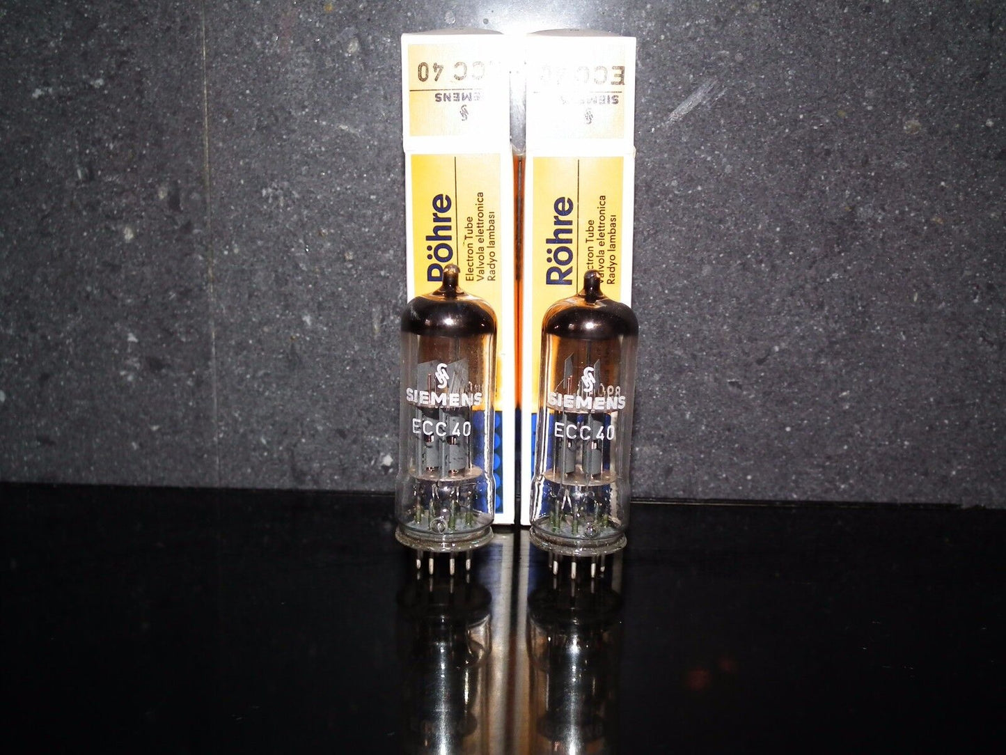 ECC40 Siemens & Halske NOS Matched Pair Rimlock Audio Double Triode