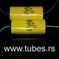 Two NOS vintage capacitors 2uF 250V ISKRA 1985