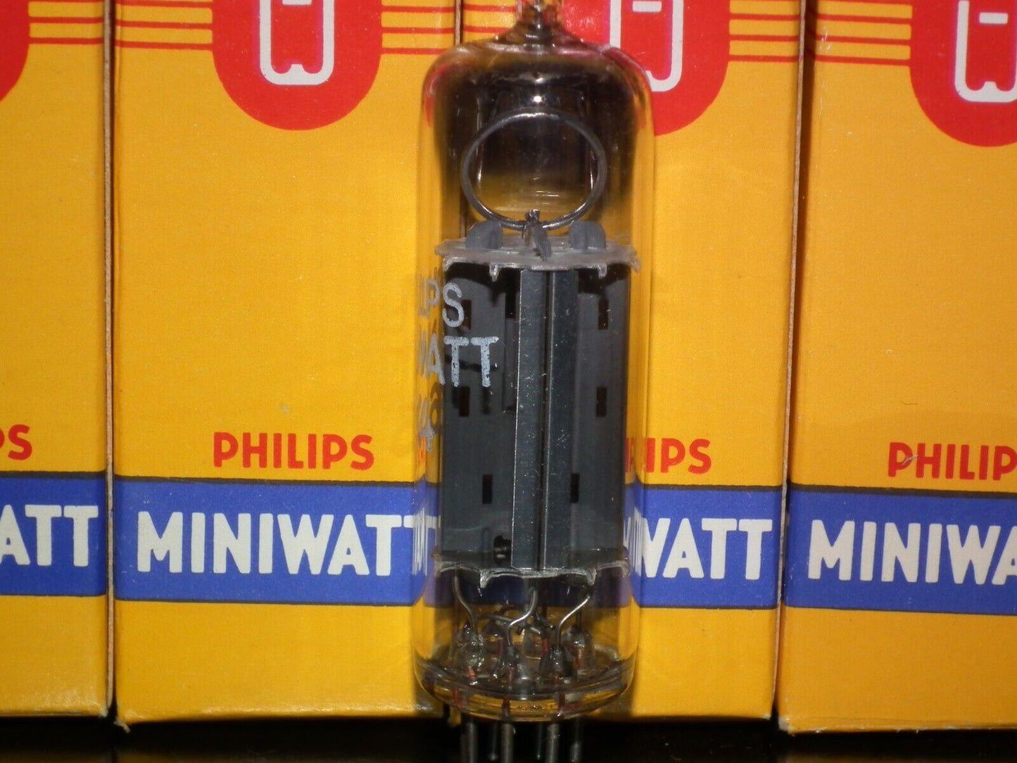 6X4 EZ90 Philips Miniwatt Rare Inclined Getter NOS NIB Tested