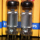 E83F Philips Matched Pair NOS NIB Heerlen Big round getter LOW Noise