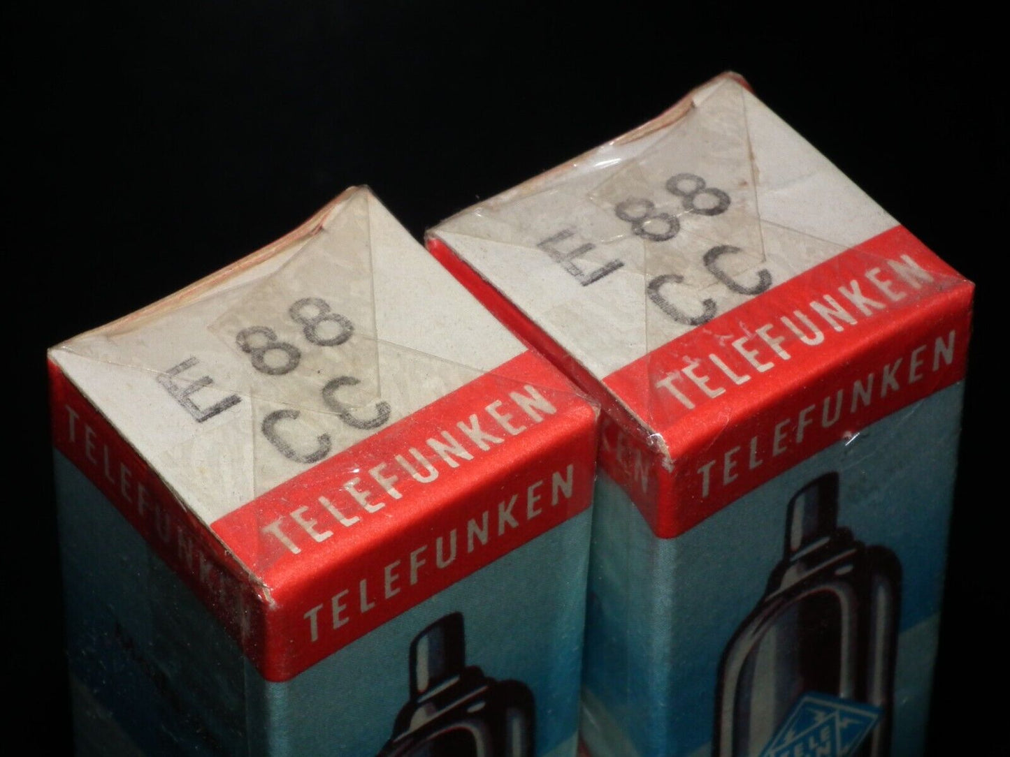 Pair (2 tubes) E88CC Telefunken 6922 NOS NIB Super Rare - S E A L E D !!!