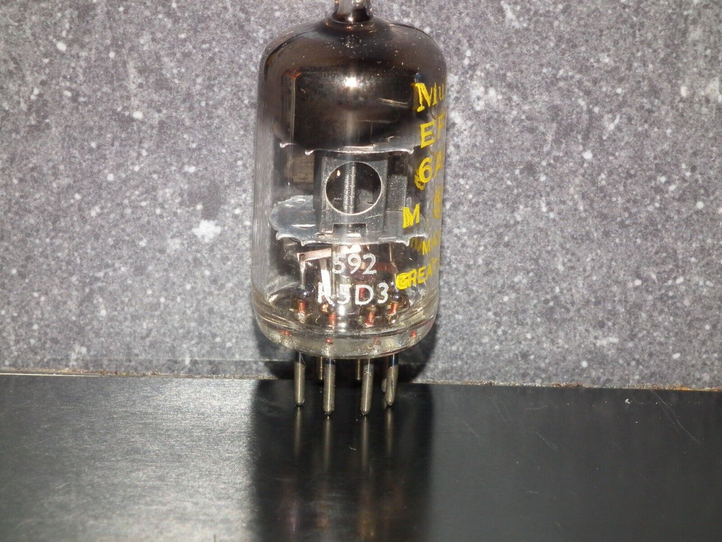 Mullard EF95 6AK5 CV850  RARE Square Getter Mitcham 5654 6AK5W EF95 Little Dot