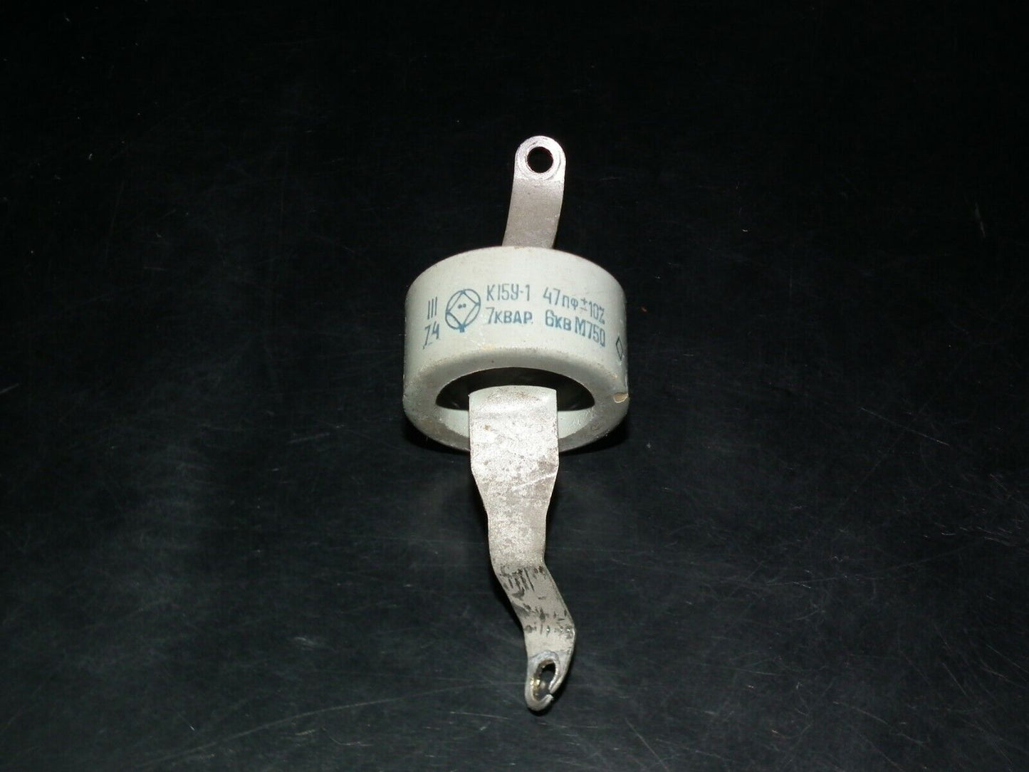 HV Doorknob Capacitor 47pF 6KV for transmitters and linear amp Soviet Made