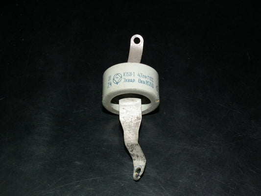 HV Doorknob Capacitor 47pF 6KV for transmitters and linear amp Soviet Made