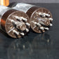 EL34 6CA7 Mullard Xf2 OO  Getter Welded Anodes Platinum Matched Pair 80/100%