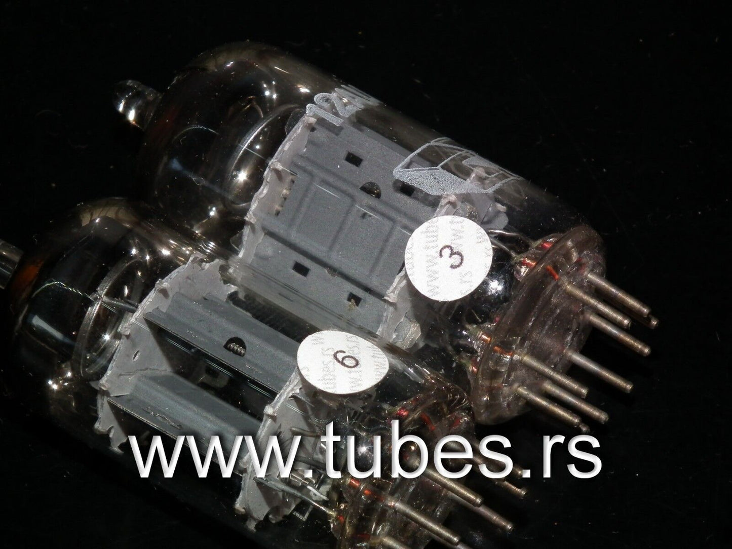 Philips Miniwatt 12AU7 ECC82 rebranded CEI - Platinum Matched Pair