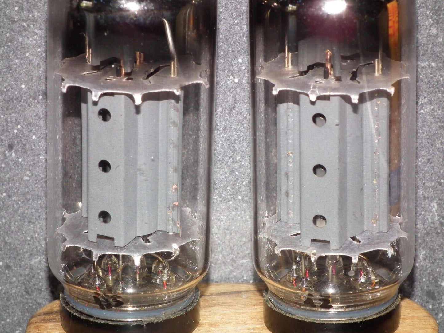 6L6GC EI Yugoslavia Platinum Matched Pair NOS NIB Welded Anodes