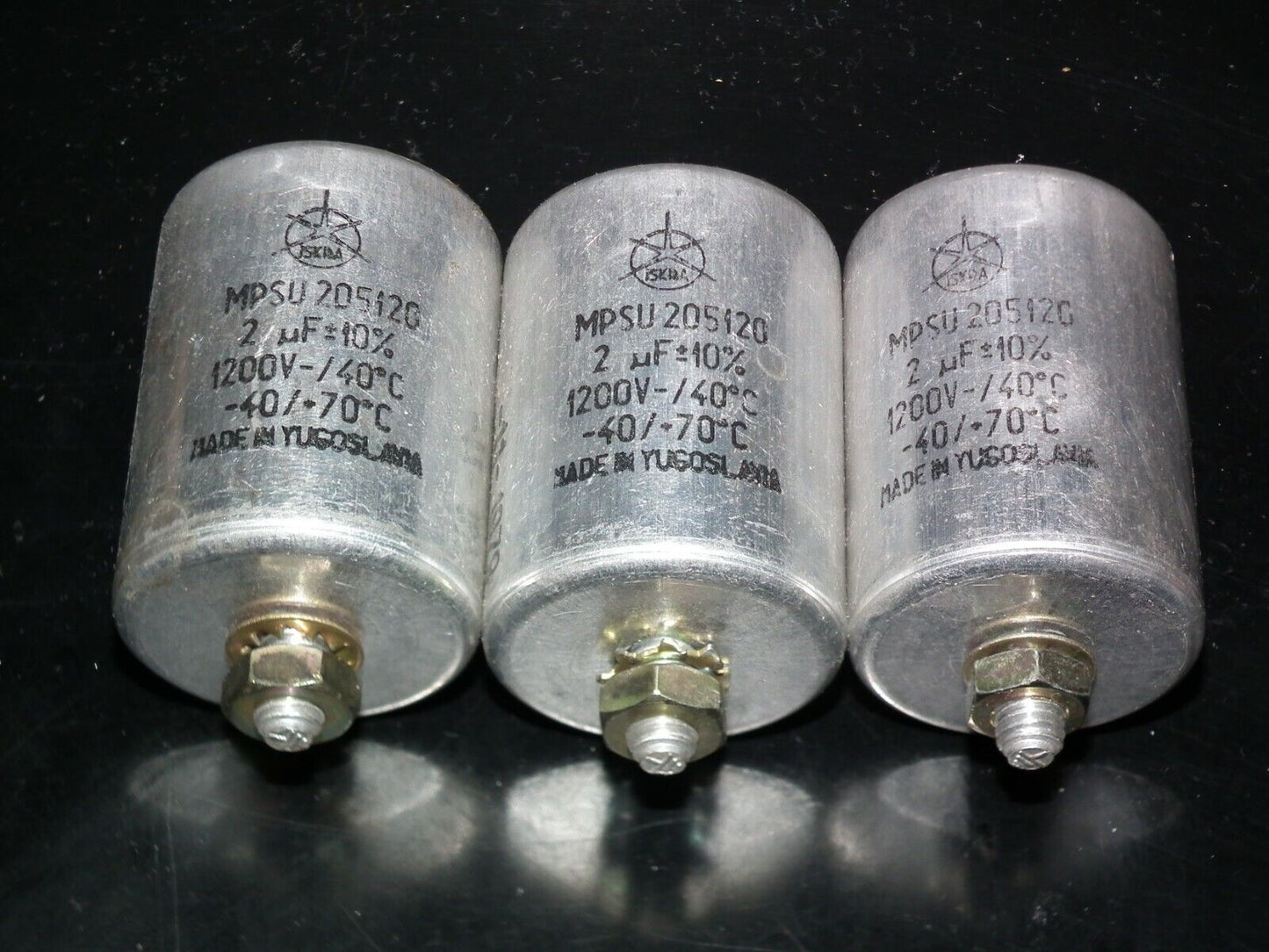 One vintage PIO capacitor 2 uF / 1200V Iskra Yugoslavia 1979 - DIY Tube Audio