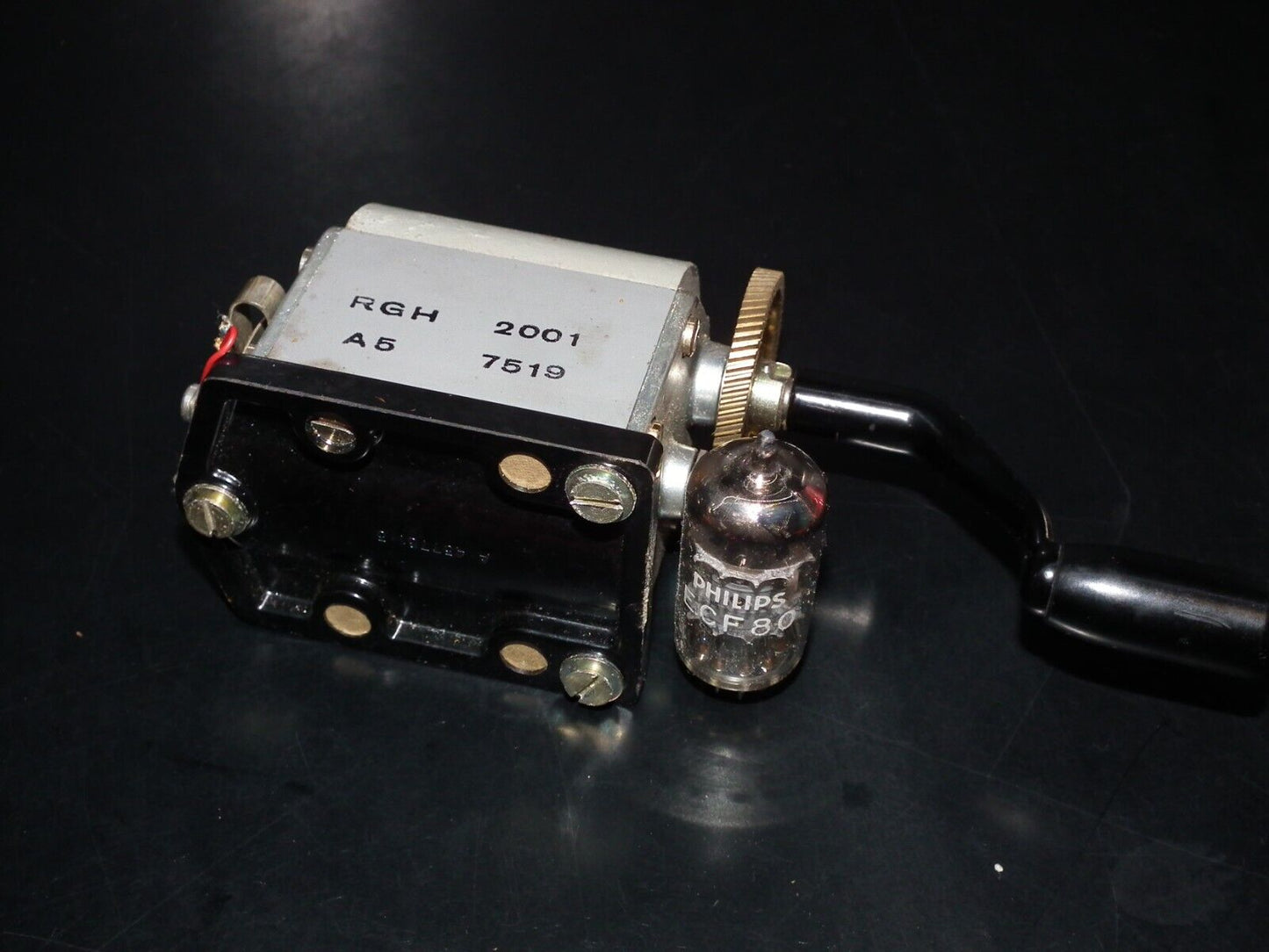Vintage Hand Crank Generator Power Inductor Telephone Radio Ericsson Sweden