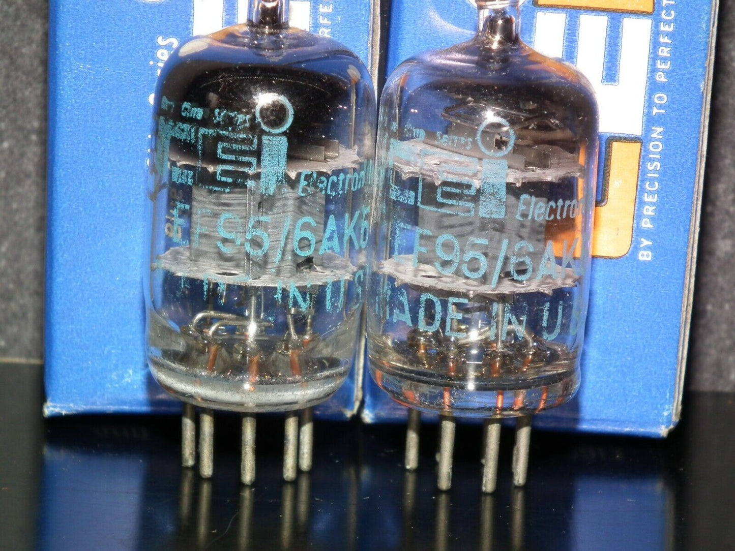 Matched Pair NOS NIB 5654W 6AK5W EF95 CEI RARE Square Getter - Yaqin Little Dot