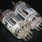 One (1 pcs) ECC82 12AU7 ATES RCA Long Anodes 17mm NOS NIB