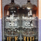 Platinum Matched Pair CCa Siemens E88CC ECC88 Dual Stage Getter Used Tested NOS