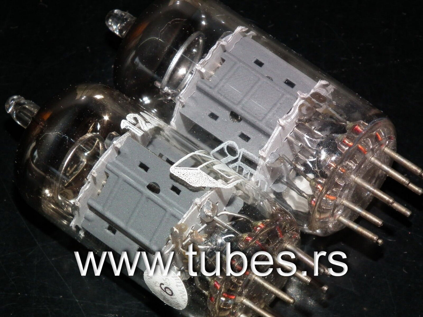 Philips Miniwatt 12AU7 ECC82 rebranded CEI - Platinum Matched Pair
