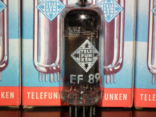 EF89 Telefunken 6DA6 Radio Receiver Tube NOS NIB Old Europe tube radio from 60s