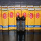 EL84 6BQ5 Mullard - NOS NIB platinum matched pair Blackburn 1971 branded Philips