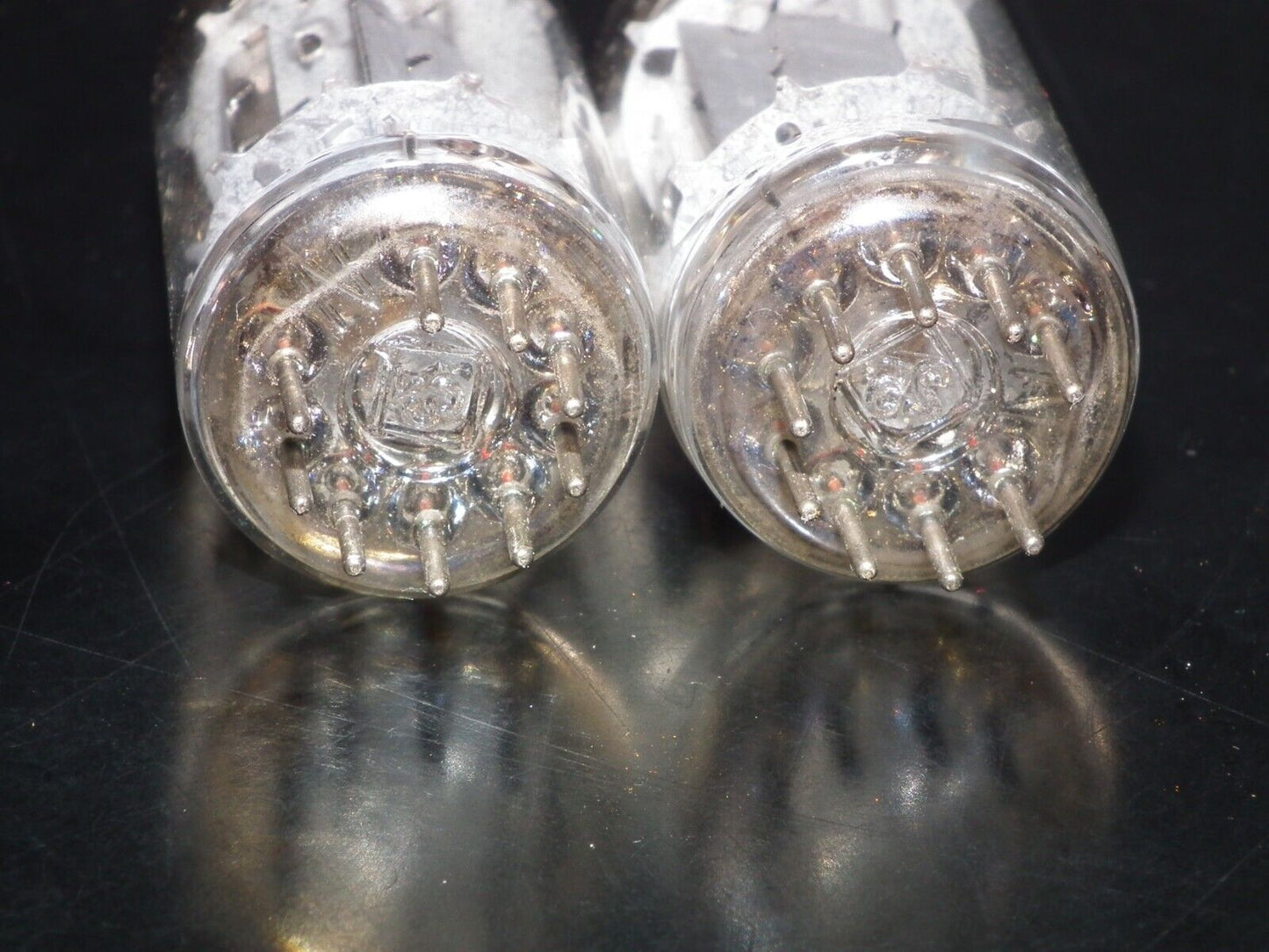 Platinum Matched Pair 6211 Telefunken ~ECC82 Tested NOS DB The same ULM codes