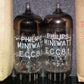 ECC81 12AT7 Mullard rebranded Philips NOS Platinum Matched Pair Blackburn 1967