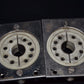 Two vintage original Siemens F2a ceramic tube sockets for Hi End tube Klangfilm