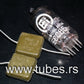 Two vintage Silver Mica NOS KSO capacitors 10nF / 10000pF 250V
