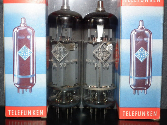 PL519 Telefunken 40KG6 PLATINUM Matched PAIR EAR859 EAR861