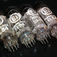 EL84 6BQ5 EI Mullard - NOS platinum matched quad Silver Anodes Philips tool