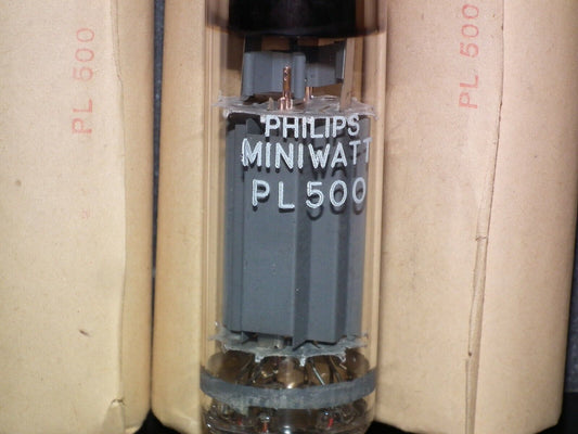 PL500 Philips Miniwatt NOS in original wrap RARE Early Version Heerlen Holland