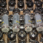 EL84 6BQ5 RFT Germany - NOS platinum matched quad - early 60s RARE WELDED PLATES