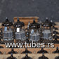 PCC88 7DJ8 EI Yugoslavia NOS One piece (A frame dimpled getter Philips type)
