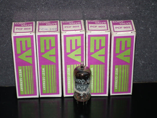 PCF802 EUROVALVE NOS NIB - West Germany
