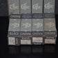 3A4 CIFTE DL93 - NOS NIB platinum matched pair (2 tubes) RARE SQUARE GETTER
